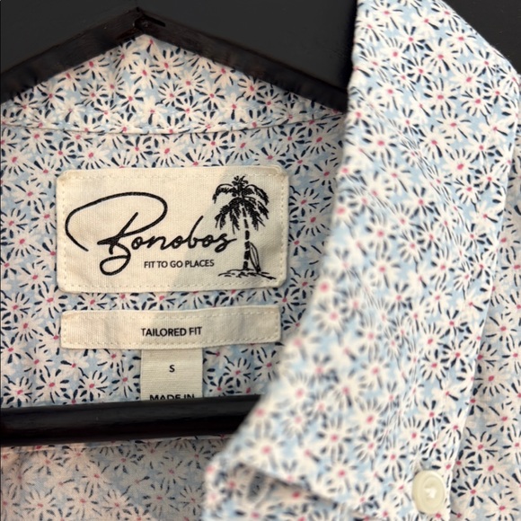 Bonobos Men's Riviera Short Sleeve Floral Shirt - Picture 2 of 4